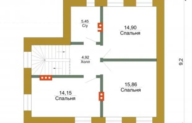 Проект дома 110 кв. м