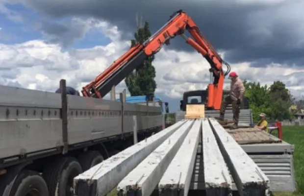 Жб опоры монтаж доставка - провода