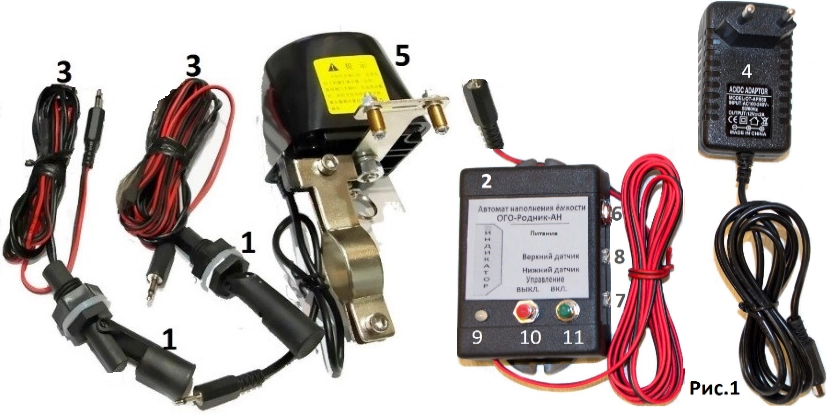 Автоматическое наполнение ёмкости водой "ОГО-Родник-АН1-ЭПШВ"