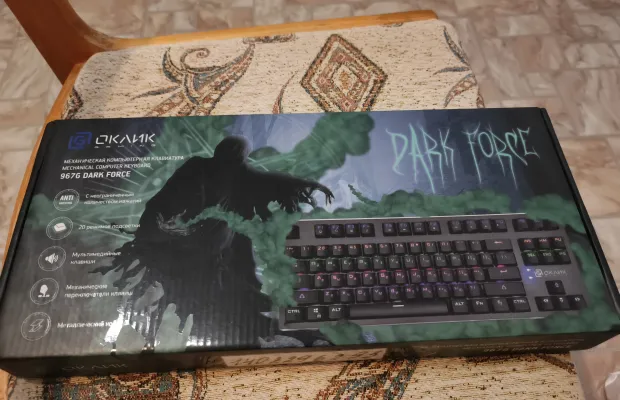 Новая Игровая клавиатура оклик 967G Dark Force