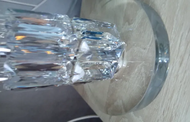 Лампа хрустальная