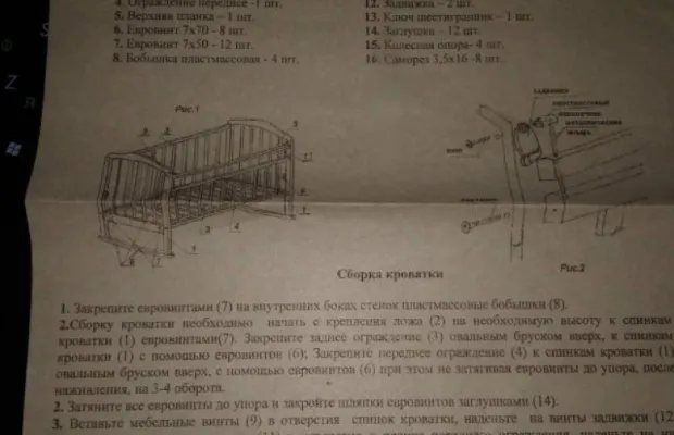 Кроватка детская Алита-2