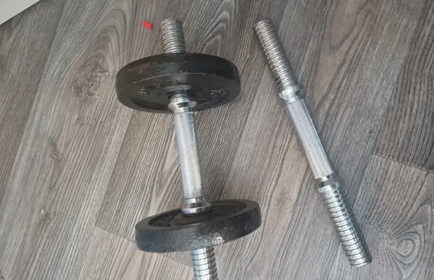 Гантели с блинами