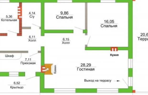 Проект дома 83 кв.м