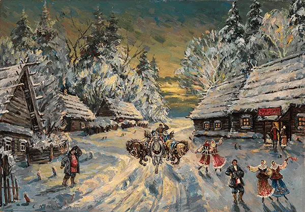 Пробуждение медведей и блины для них