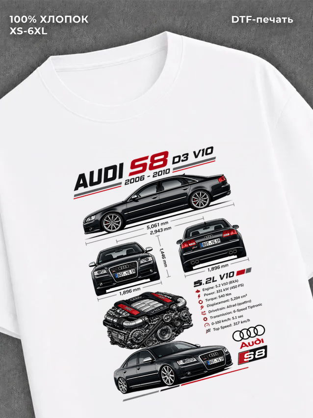 Футболка Audi S8