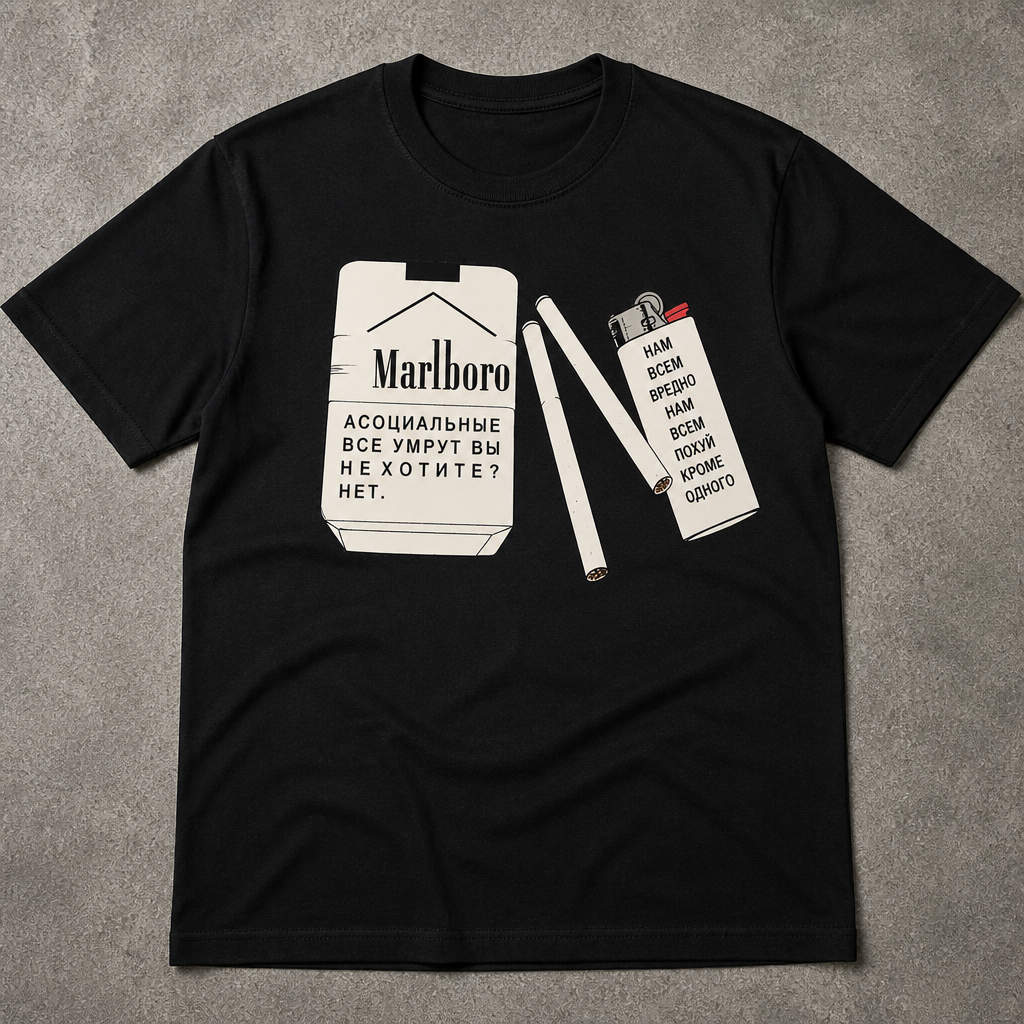 Футболка lucky archive y2k type flat_lay