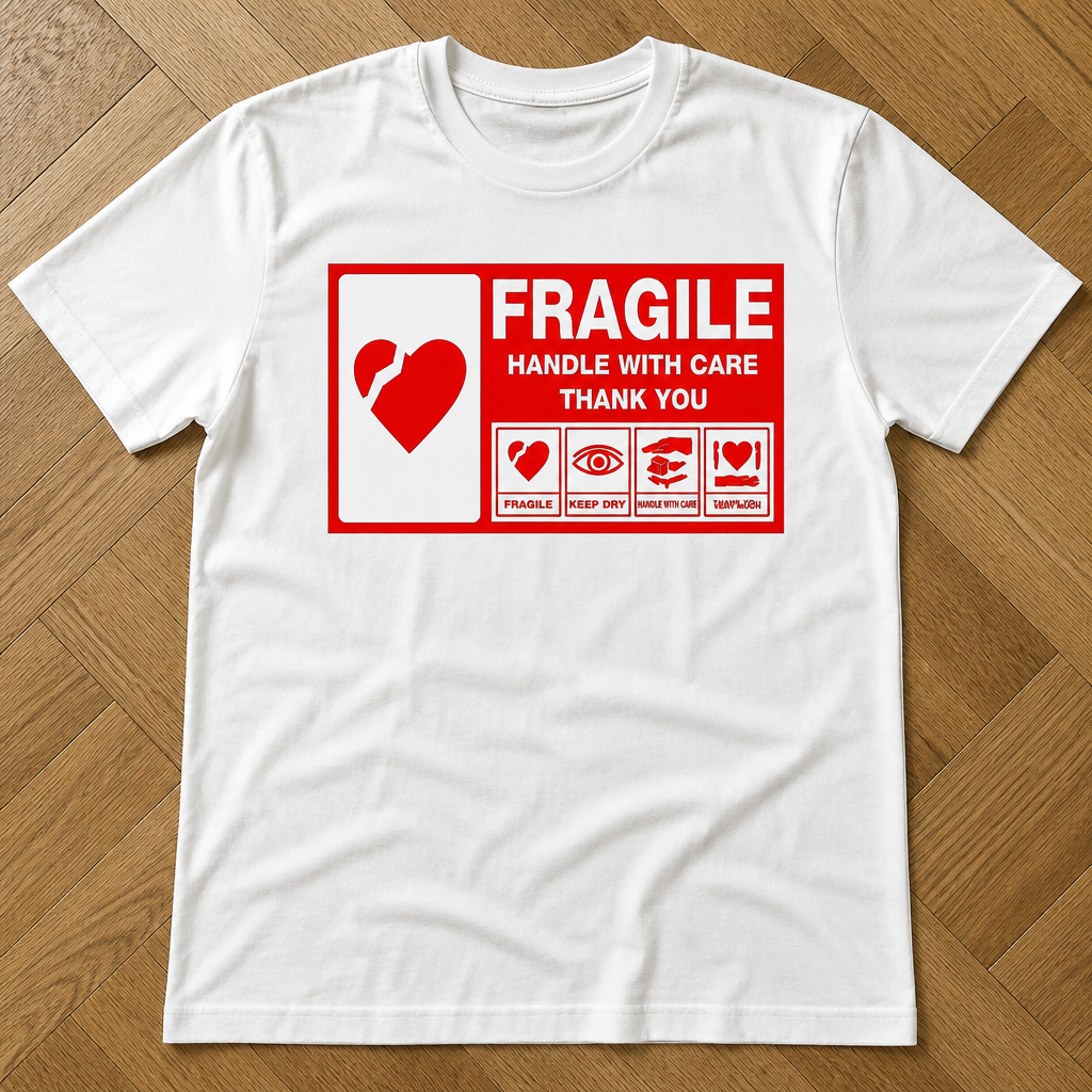 Футболка fragile archive type y2k flat_lay