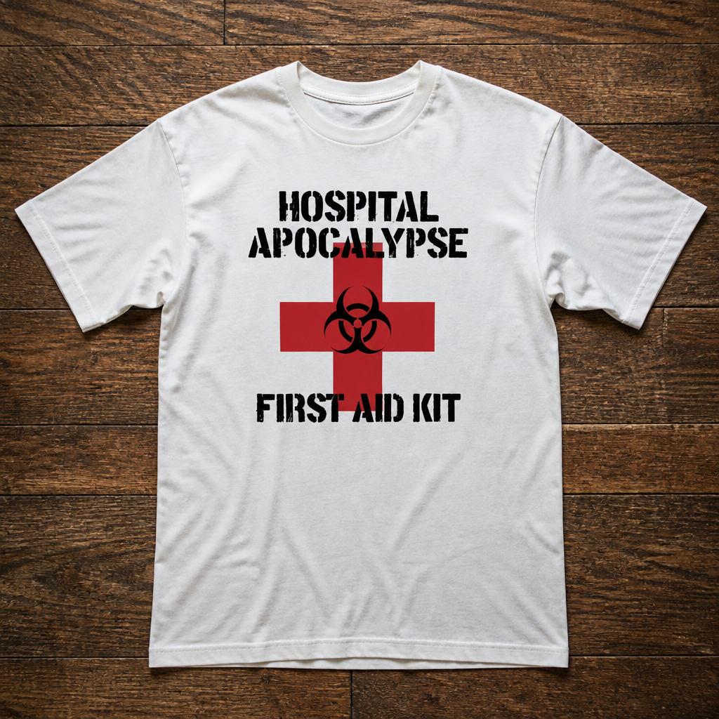 Футболка hospital waseworm y2k archive type flat_lay