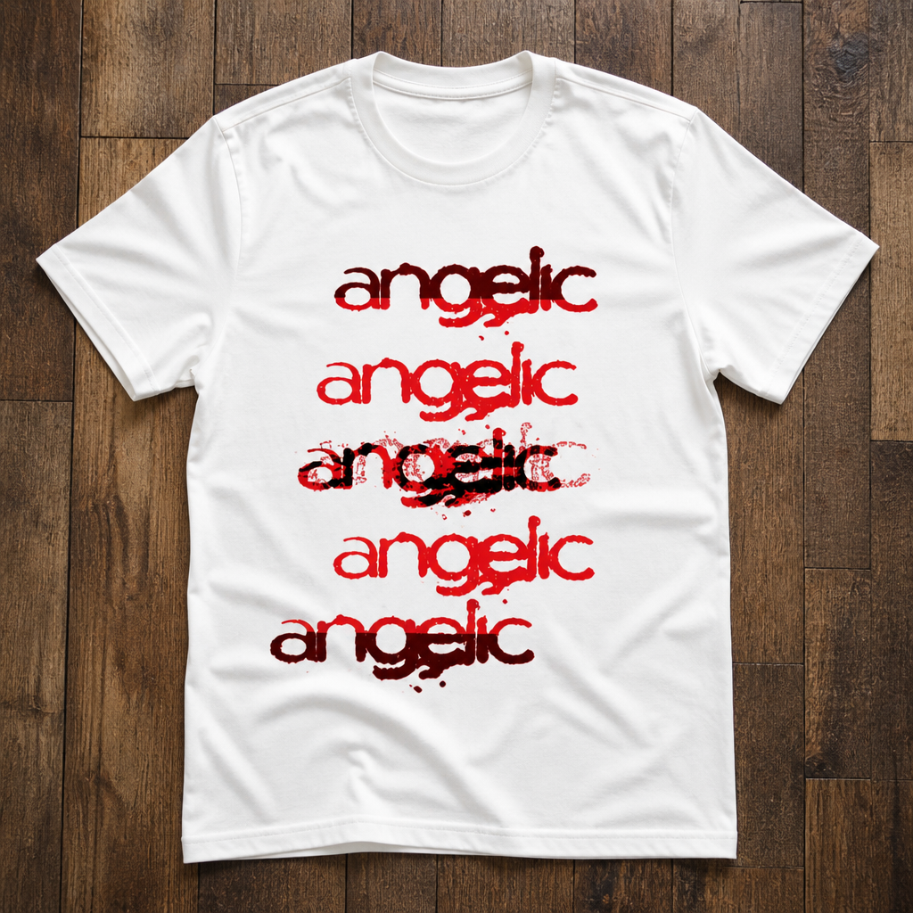 Футболка angelic y2k archive type vintage flat_lay