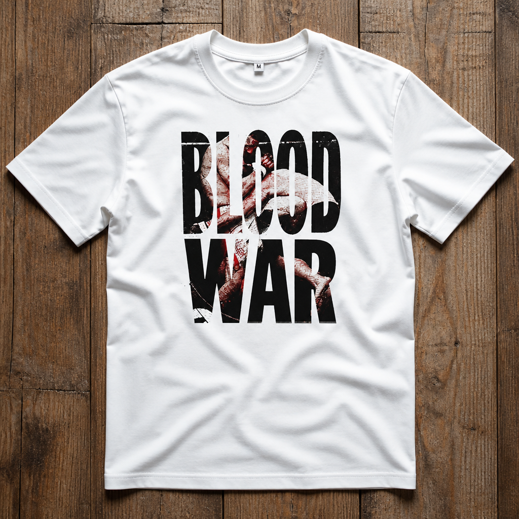 Футболка blood war y2k archive type flat_lay