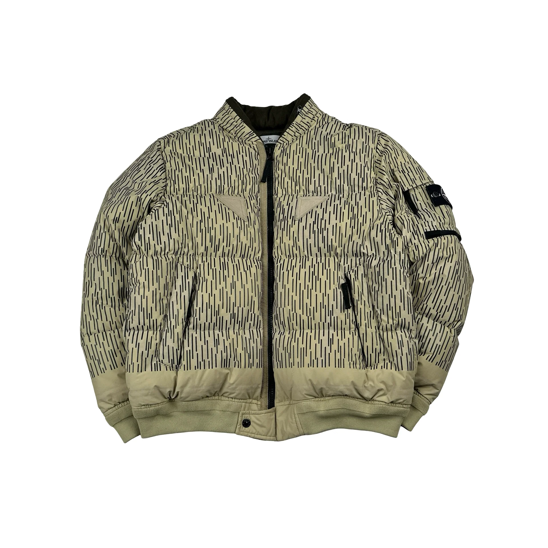 Пуховик Stone Island Rain Camo Watro Reflective Down Puffer Jacket - фото 1