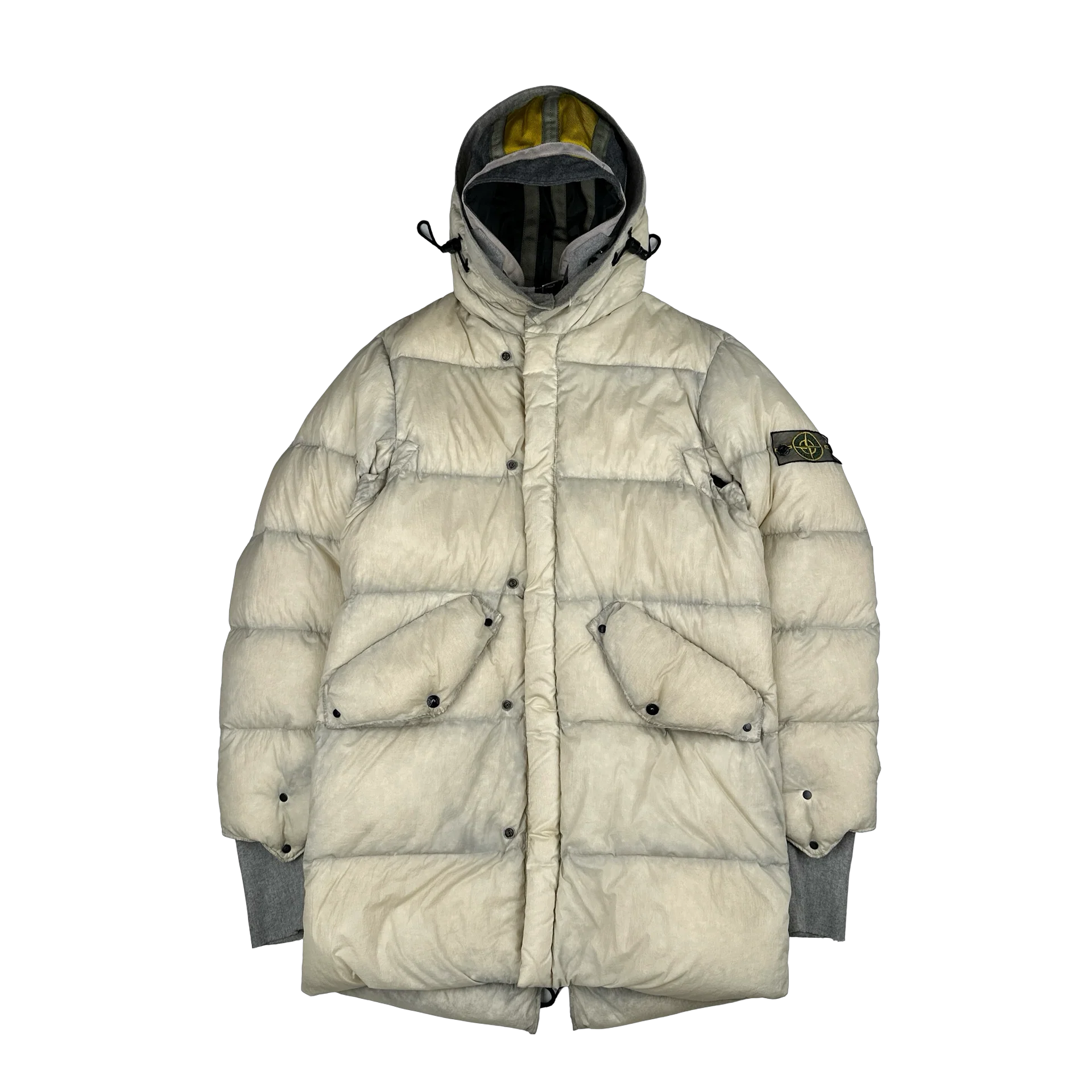 Пуховик Stone Island Opaque Nylon Tela Down Dual Hood Jacket - фото 1
