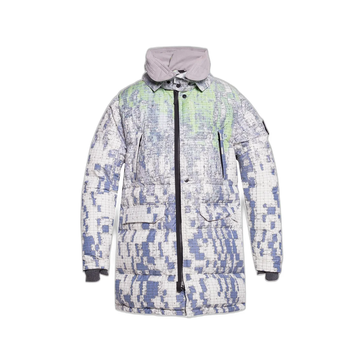 Пуховик Stone Island PRINTED DOWN JACKET - фото 1