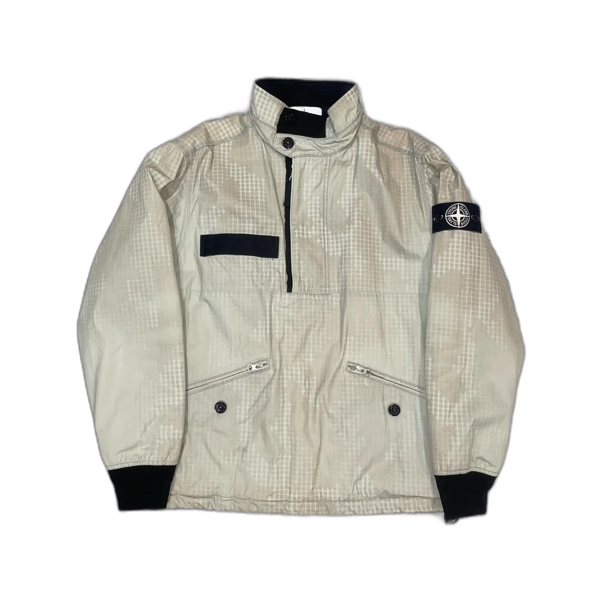 Куртка Stone Island check grid camo ice jacket - фото 1