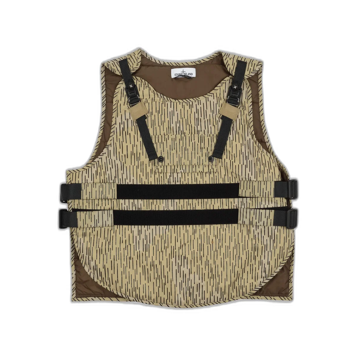 Жилет Stone Island Rain Camo Reflective Spellout Padded Utility Vest - фото 1