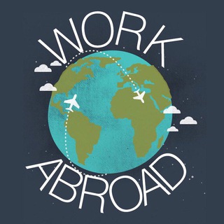 Логотип Телеграм канала Work abroad. Бесплатная аналитика Telegram каналов