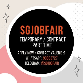 Telegram Channel logo SGJOBFAIR. Free Telegram Channel Analytics