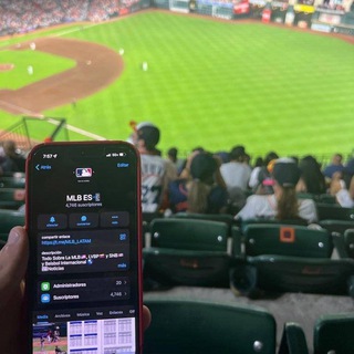 Логотип Телеграм канала mlb_latam. Бесплатная аналитика Telegram каналов
