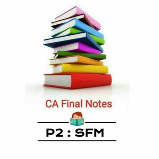 Telegram Channel logo P2 AFM/SFM : CA Final Notes. Free Telegram Channel Analytics