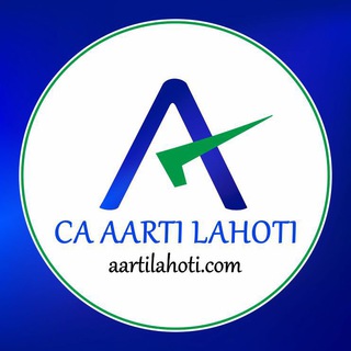 Telegram Channel logo CA Aarti Lahoti. Free Telegram Channel Analytics