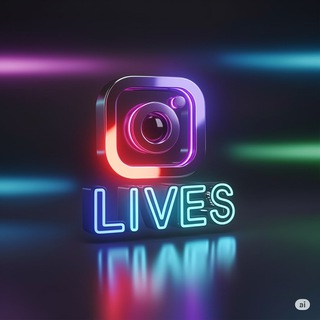 Логотип Телеграм канала instagram_lives. Бесплатная аналитика Telegram каналов