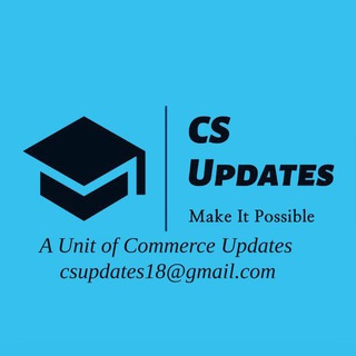 Telegram Channel logo CS Updates (Company Secretary). Free Telegram Channel Analytics