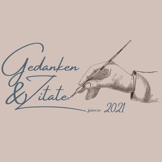Telegram Channel logo 💭Gedanken & Zitate📜. Free Telegram Channel Analytics