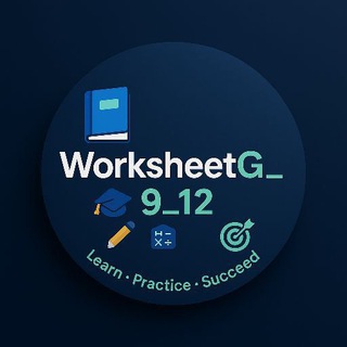 Telegram Channel logo worksheetg_9_12. Free Telegram Channel Analytics