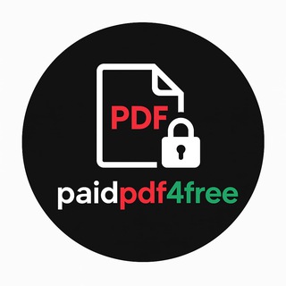 Логотип Телеграм канала paidpdf4free. Бесплатная аналитика Telegram каналов