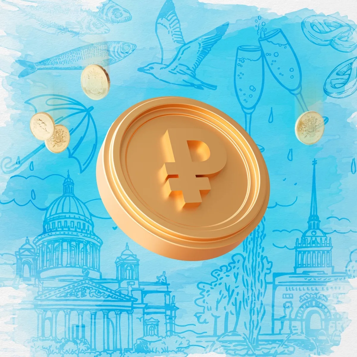 Логотип Телеграм канала richpoorpiter. Бесплатная аналитика Telegram каналов