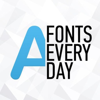 Telegram Channel logo Fonts Everyday. Free Telegram Channel Analytics
