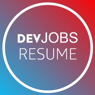 Telegram Channel logo DevJobs_Resume. Free Telegram Channel Analytics