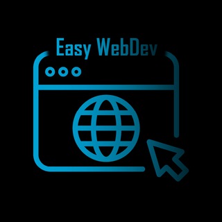 Логотип Телеграм канала easy_webdev_tg. Бесплатная аналитика Telegram каналов