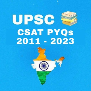Telegram Channel logo upsc_csat_pyq. Free Telegram Channel Analytics
