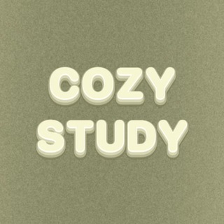Логотип Телеграм канала cozy_studyy. Бесплатная аналитика Telegram каналов
