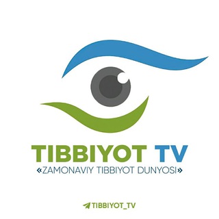 Логотип Телеграм канала tibbiyot_tv. Бесплатная аналитика Telegram каналов