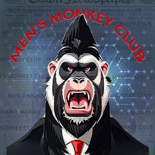 Логотип Телеграм канала MEN'S MONKEY CLUB. Бесплатная аналитика Telegram каналов