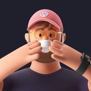 Логотип Телеграм канала dribbble. Бесплатная аналитика Telegram каналов