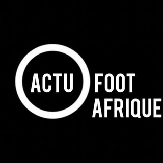 Логотип Телеграм канала Actufoot_afrique. Бесплатная аналитика Telegram каналов