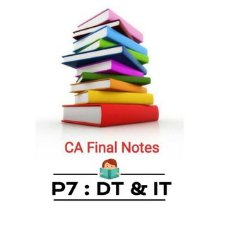 Telegram Channel logo P4 DT/International Taxation : CA Final Notes. Free Telegram Channel Analytics