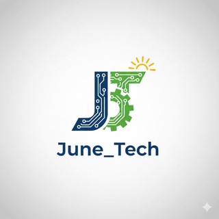 Логотип Телеграм канала june_tech. Бесплатная аналитика Telegram каналов