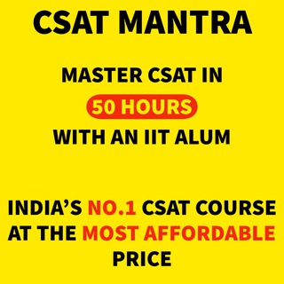 Telegram Channel logo CSAT MANTRA® - INDIA'S NO.1 CSAT COURSE. Free Telegram Channel Analytics