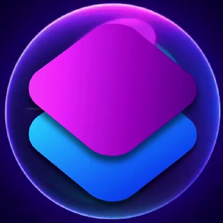 Логотип Телеграм канала Команды (Shortcuts). Бесплатная аналитика Telegram каналов