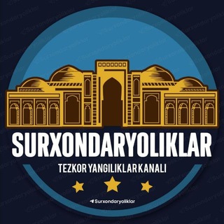Логотип Телеграм канала surxondaryoliklar_termiz_denov. Бесплатная аналитика Telegram каналов