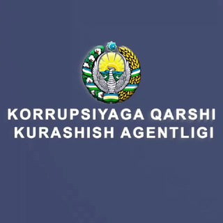 Логотип Телеграм канала Korrupsiyaga qarshi kurashish agentligi. Бесплатная аналитика Telegram каналов