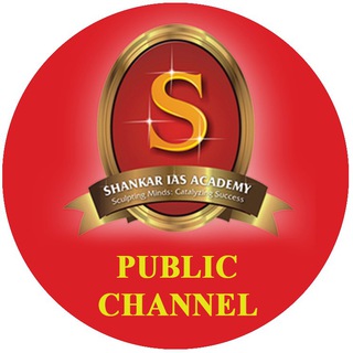 Telegram Channel logo Shankar IAS Academy - UPSC. Free Telegram Channel Analytics