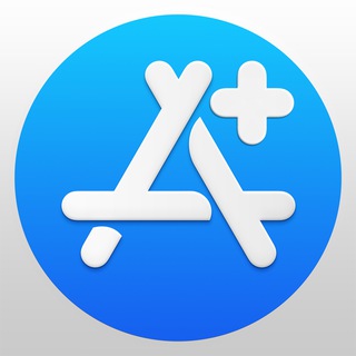 Логотип Телеграм канала App Store +. Бесплатная аналитика Telegram каналов