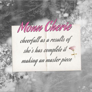 Telegram Channel logo 𐂯 monn cherie 🦢 !. Free Telegram Channel Analytics