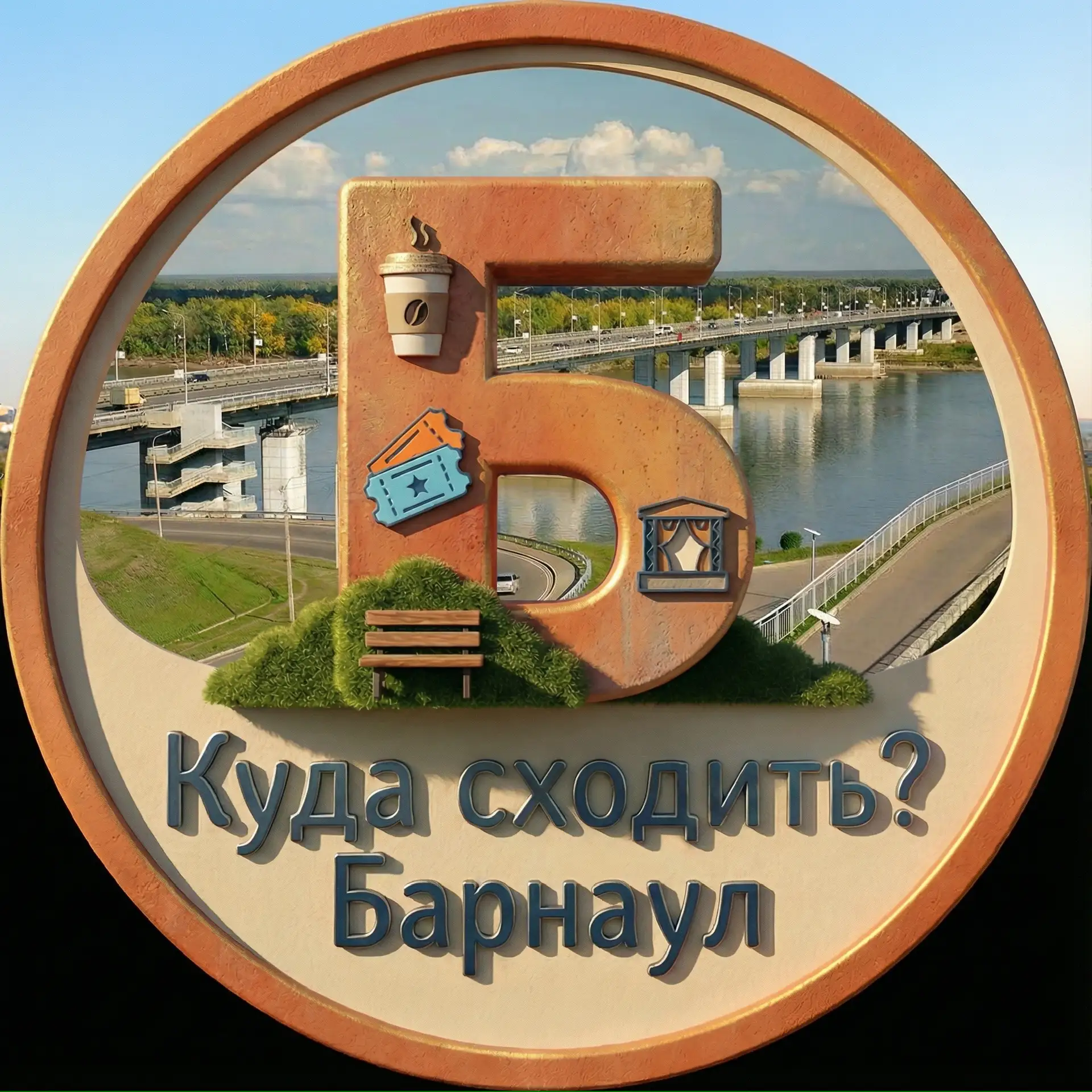 Логотип Телеграм канала afisha22. Бесплатная аналитика Telegram каналов